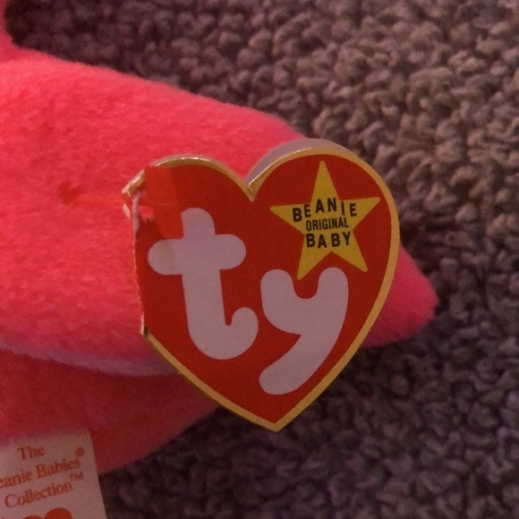 Pinky the Flamingo Collectible Beanie Baby - Picture 4 of 8